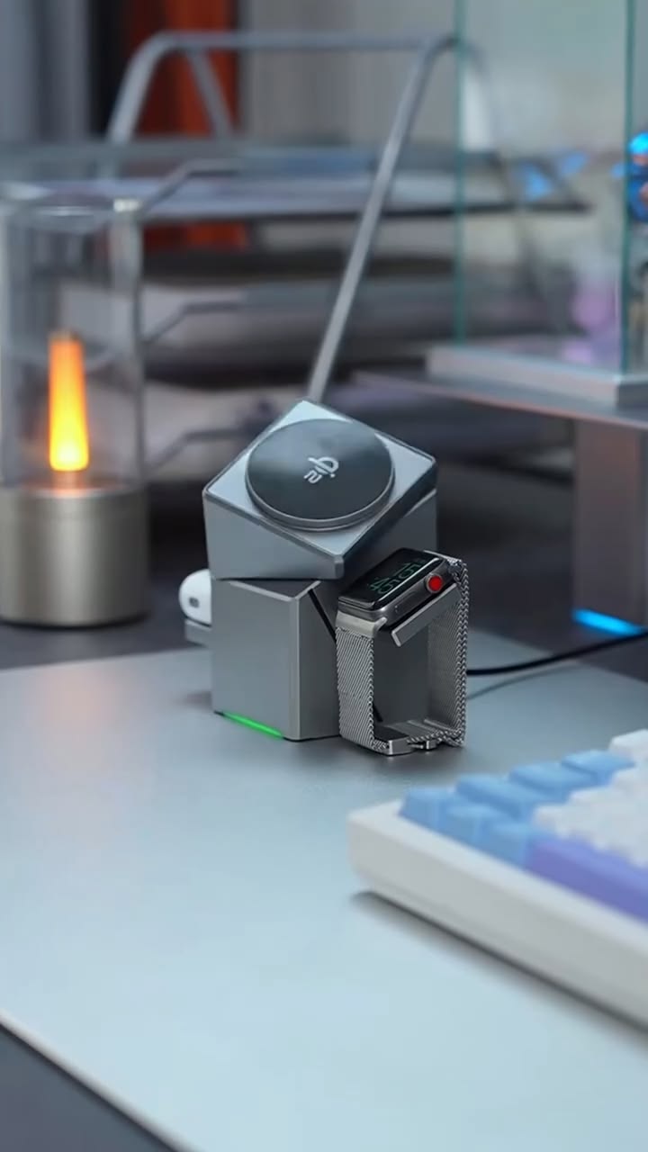 3-in-1 magnetic wireless charging station,