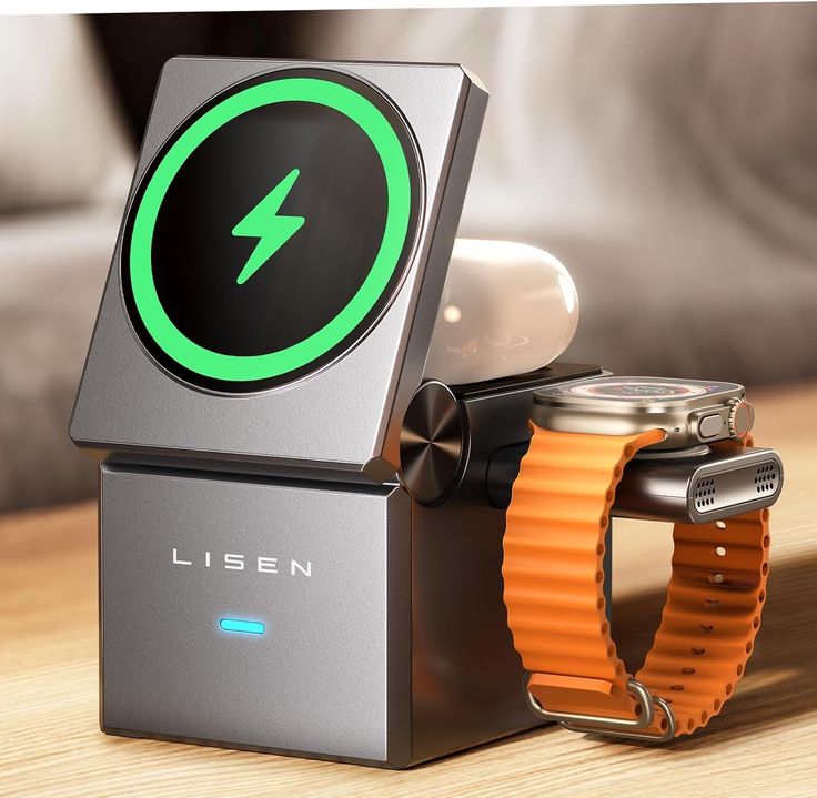3-in-1 magnetic wireless charging station,